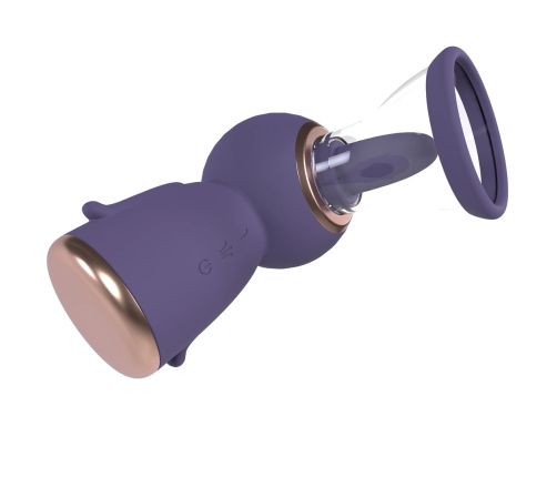 Shots Exquisite Rechargeable Intimate Vacuum Pump Set Purple