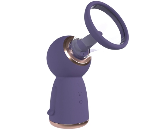 Shots Exquisite Rechargeable Intimate Vacuum Pump Set Purple