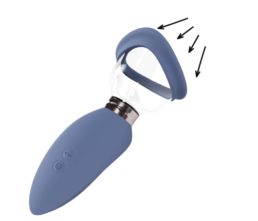 Shots Arousing Blue Rechargeable Intimate Vacuum System Set
