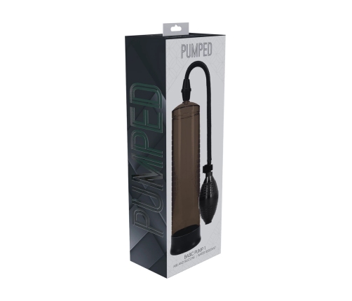 Pumped Basic Pump 1 Black - Water-Resistant Vacuum System 22 cm