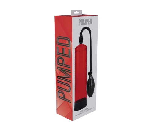 Pumped Basic Pump 1 Water Resistant Red - Intimate Vacuum System