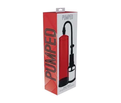 Pumped Basic Pump 2 Red - Water-Resistant Vacuum Training Device