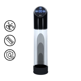 Pumped Automatic Intimate Pump Black - Silicone Sleeve, Waterproof