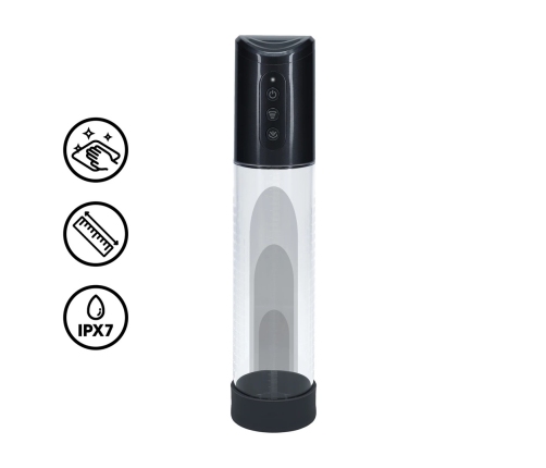 Satisfyer HyperPump Rechargeable Intimate Vacuum System Gun Metal