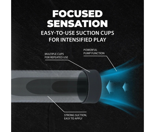 Satisfyer HyperPump Rechargeable Intimate Vacuum System Gun Metal