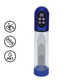 Shots Engage Automatic Waterproof Enhancement Device Metallic Blue