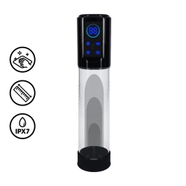MegaLift Automatic Intimate Vacuum Pump Black Waterproof Silicone