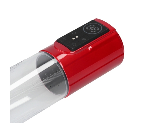 MegaLift Automatic Intimate Vacuum System Metallic Red Waterproof