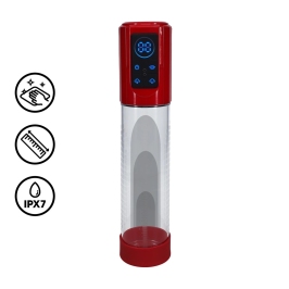 MegaLift Automatic Intimate Vacuum System Metallic Red Waterproof