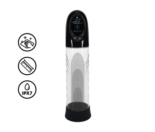 CyberPulse Automatic Intimate Vacuum System Black - 13 Functions, Waterproof