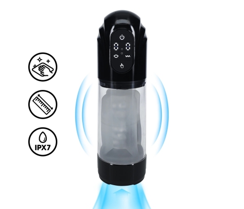 TechnoThrust Automatic Intimate Pump Black - Waterproof, Adjustable System