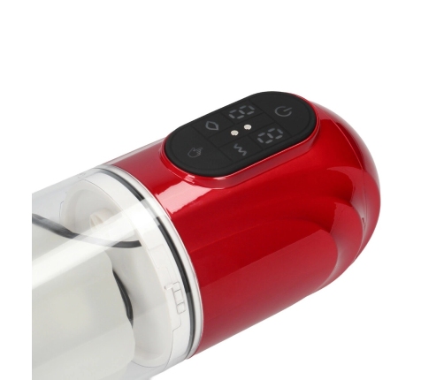 TechnoThrust Automatic Intimate Vacuum Pump Metallic Red Waterproof