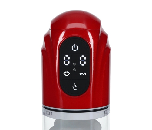 TechnoThrust Automatic Intimate Vacuum Pump Metallic Red Waterproof