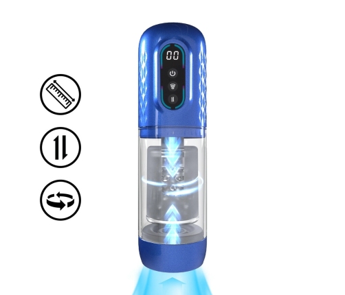 Vortex Suction & Rotation Intimate Machine Metallic Blue Advanced System