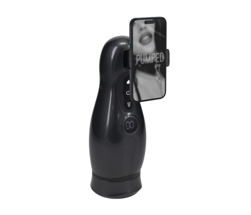Virtuo Suction & Vibration Intimate Device with Phone Mount Gun Metal
