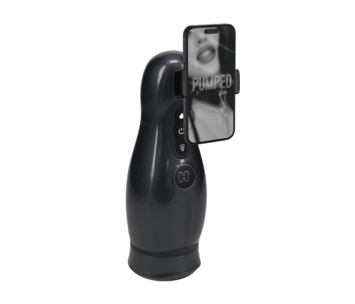 Virtuo Suction & Vibration Intimate Device with Phone Mount Gun Metal