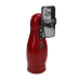 Virtuo Metallic Red Suction & Vibration Intimate Device with Phone Holder