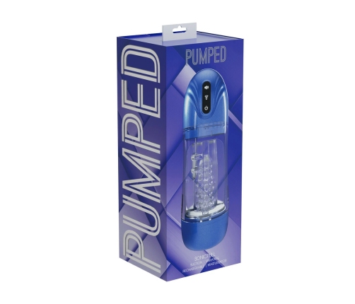 SonicPull Metallic Blue Suction & Vibration Intimate Device Multimedia