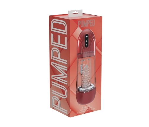 Shots SonicPull Intimate Suction & Vibration Device Metallic Red