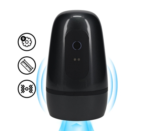 Pulsar Vibrobator Intimate Pump Gun Metal - Suction & Vibration System