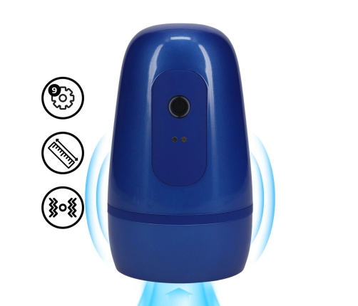Pulsar Vibrobator Intimate Device Metallic Blue with Suction & Vibration