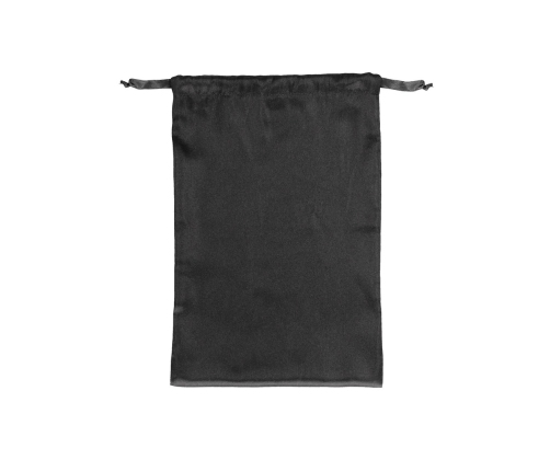 Le Desir Satin Storage Bag Black - Elegant Protective Lingerie Pouch