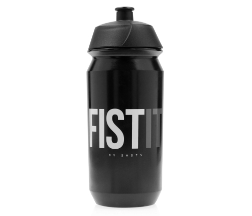 POWDER LUBE Black Travel Bottle 500 ml - Reusable Mixing Bottle
