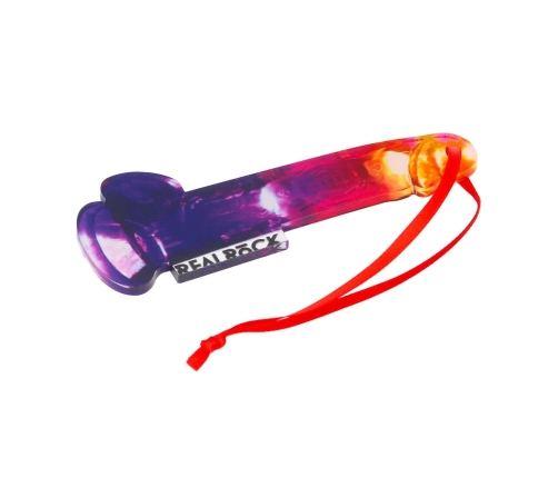 RealRock Festive Decorative Ornament - Modern Pink Holiday Design