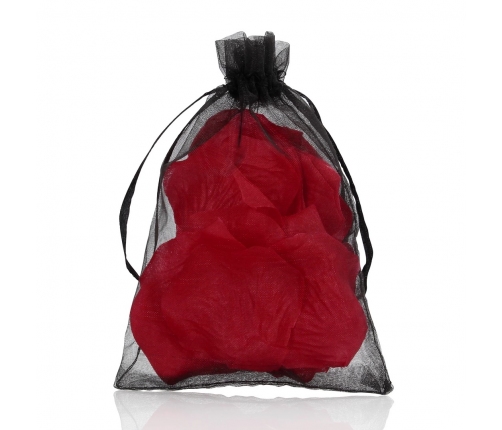 Loving Joy Decorative Rose Petals Organza Bag Wine Red 100pcs Loving Joy Decorative Rose Petals Organza Bag Wine Red 100pcs