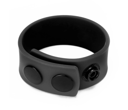Silicone Cock Strap - Black
