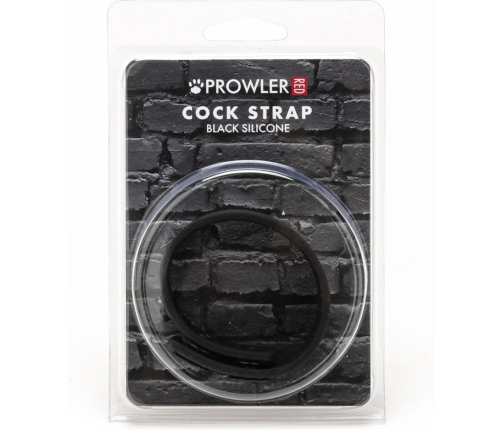 Silicone Cock Strap - Black