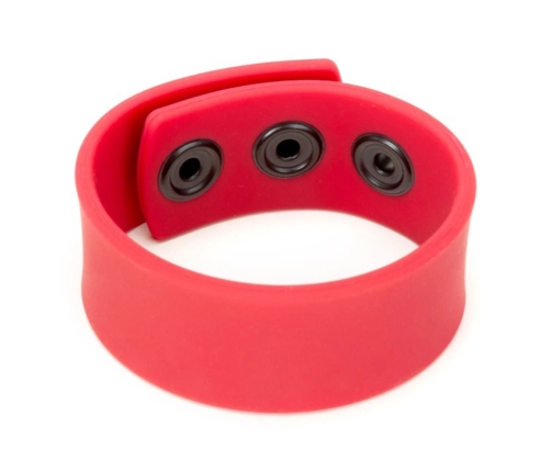 Silicone Cock Strap - Red