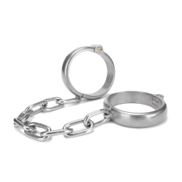 Prowler RED Heavy Duty Stainless Steel Ankle Cuffs - Silver Finish