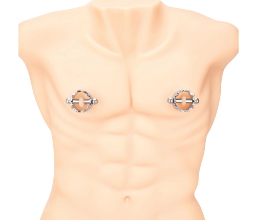 Magnetic Nipple Crown Clamps - Silver