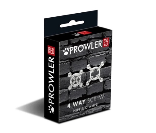 4 Way Screw Nipple Clamp - Silver