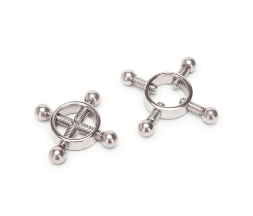 4 Way Screw Nipple Clamp - Silver