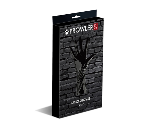 LateX Large Black Latex Gloves - Seamless, Durable, Wrist-Length Fit