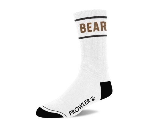 Bear Socks - White/Brown