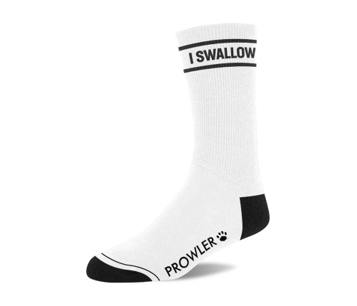I Swallow Socks - White/Black