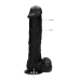 Vibrating Realistic Cock with Scrotum - 11 / 28 cm