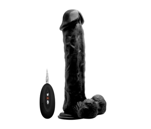 Vibrating Realistic Cock with Scrotum - 11 / 28 cm