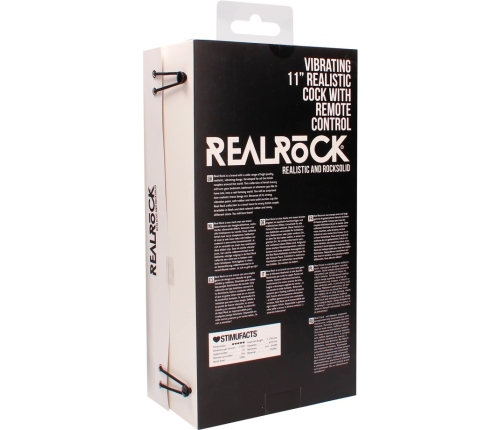 Vibrating Realistic Cock with Scrotum - 11 / 28 cm