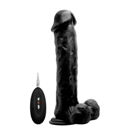 Vibrating Realistic Cock with Scrotum - 11 / 28 cm