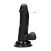 RealRock Intimate Silicone Model with Suction Base 15 cm Beige