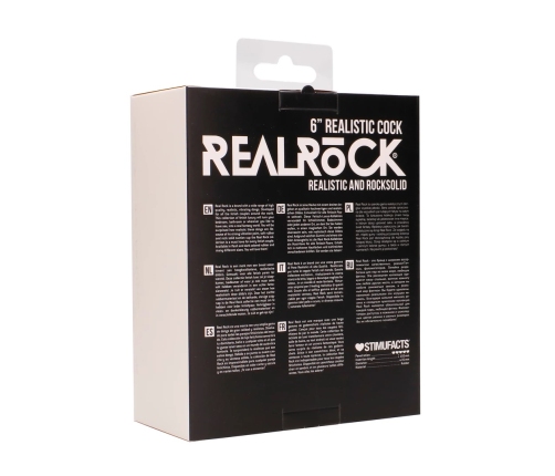 RealRock Intimate Silicone Model with Suction Base 15 cm Beige