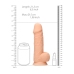 Silicone Dildo with Balls - 9 / 21,6 cm