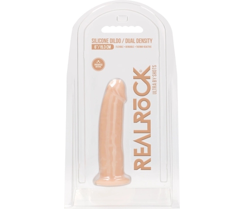 Silicone Dildo without Balls - 6 / 15 cm