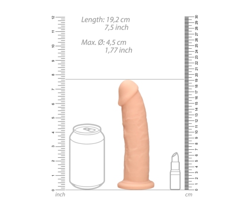 Silicone Dildo without Balls - 8 / 20 cm