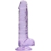 Realistic Dildo with Balls - 7 / 18 cm