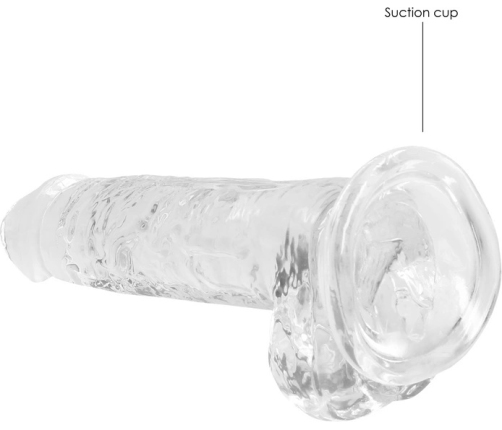 Realistic Dildo with Balls - 7 / 18 cm